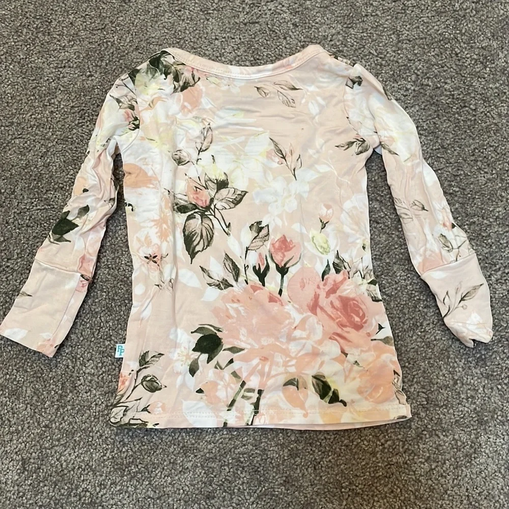 Posh Peanut Vintage Pink Rose Pajamas